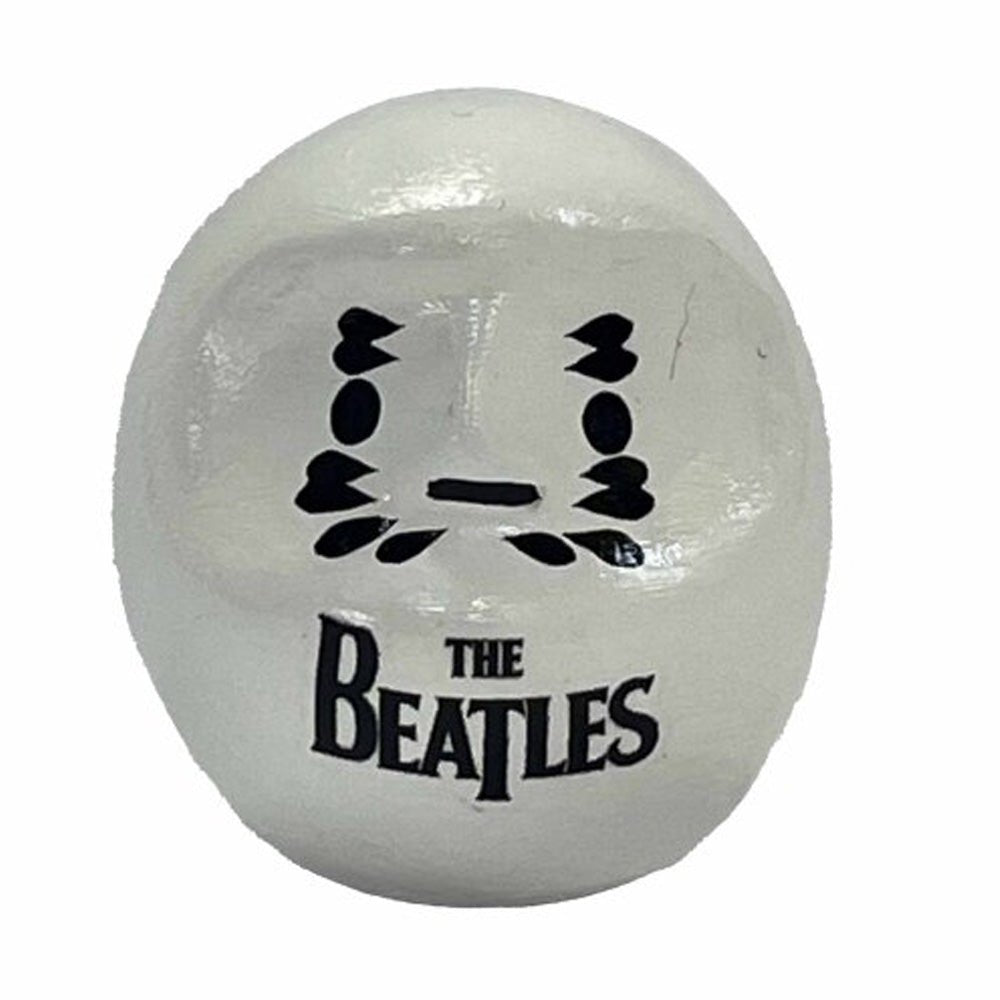 THE BEATLES ビートルズ (結成 65周年 ) - meets Japanese traditional craft Album debut 60th anniversary / ダルマ / ロゴ / 小 / 白色 / インテリア置物 - PGS